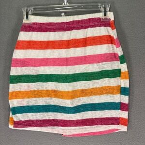 Goodtime USA Striped‎ Skirt Women M Multicolor Casual Summer Skirt